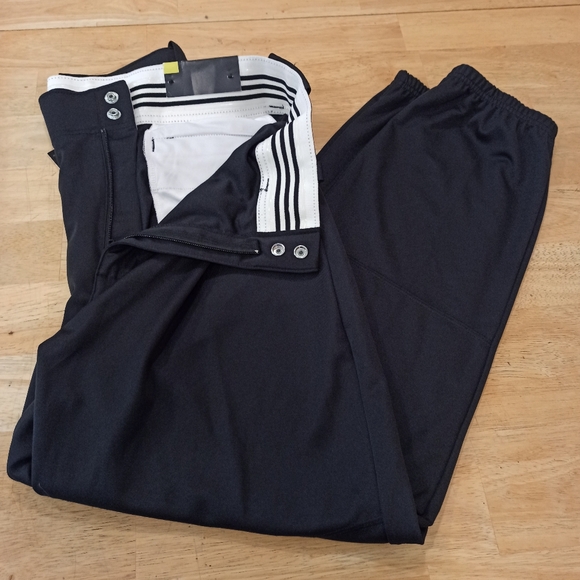 NWT Men’s large Adidas Climalite Baseball Pants Elastic Band At Hem NWT - Picture 15 of 15